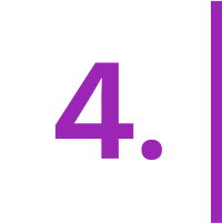 Icon of a purple number '4.' with a vertical line on a white background.