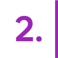 Icon of a purple number '2.' with a vertical line on a white background.
